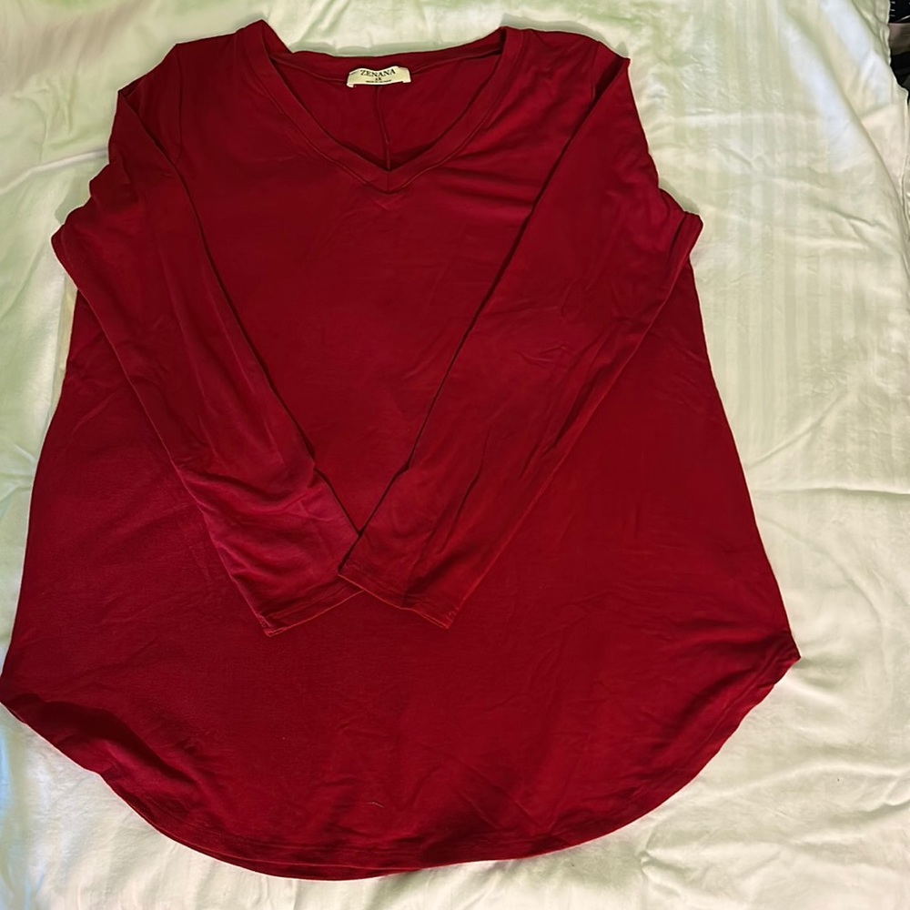Zenana Long Sleeve Tees